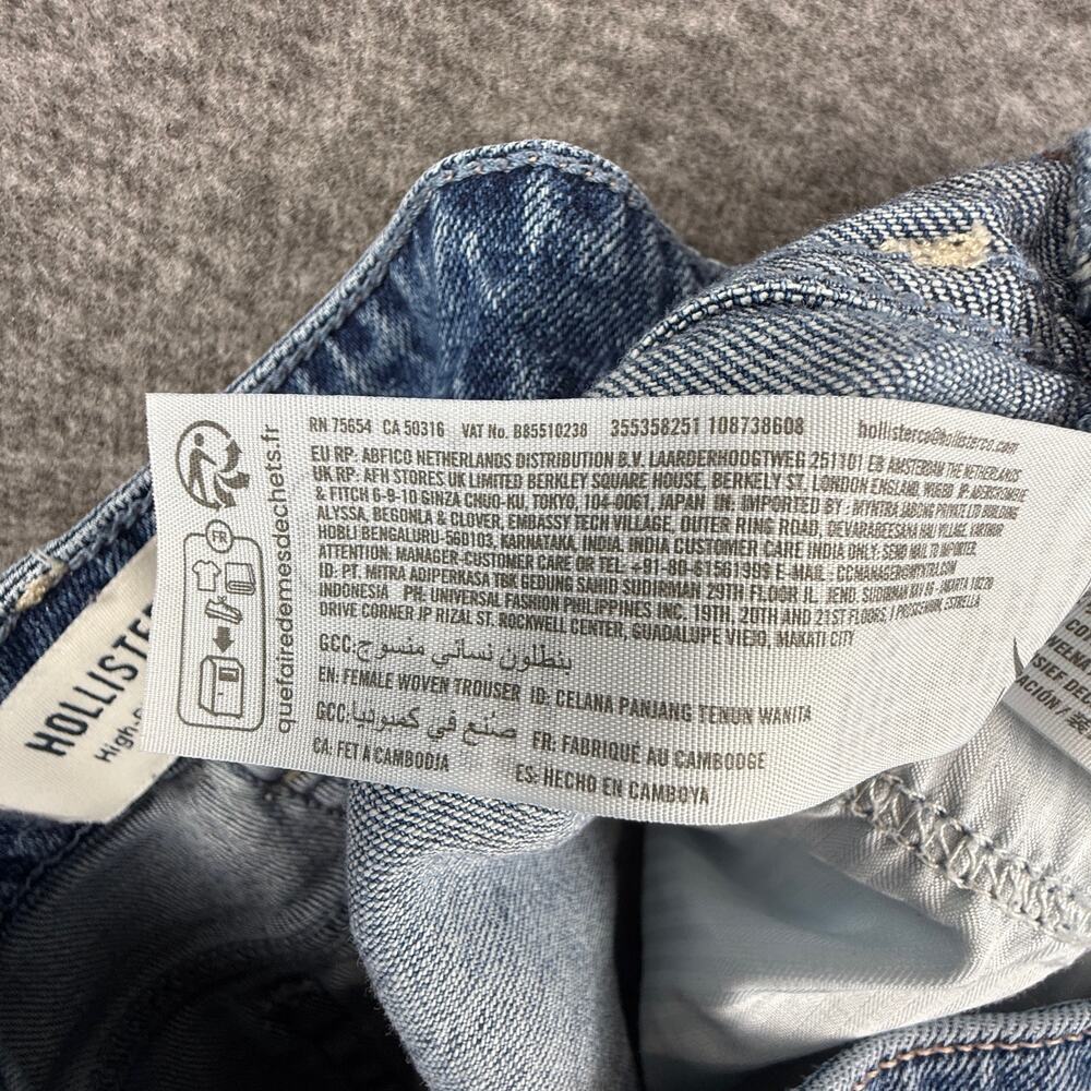 Hollister Women’s High Rise Bootcut Denim Jeans Waist 28 Short Medium Wash - Picture 9 of 11